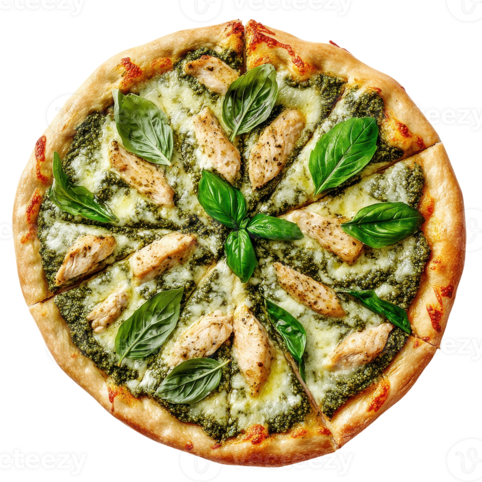 Pesto Chicken Pizza